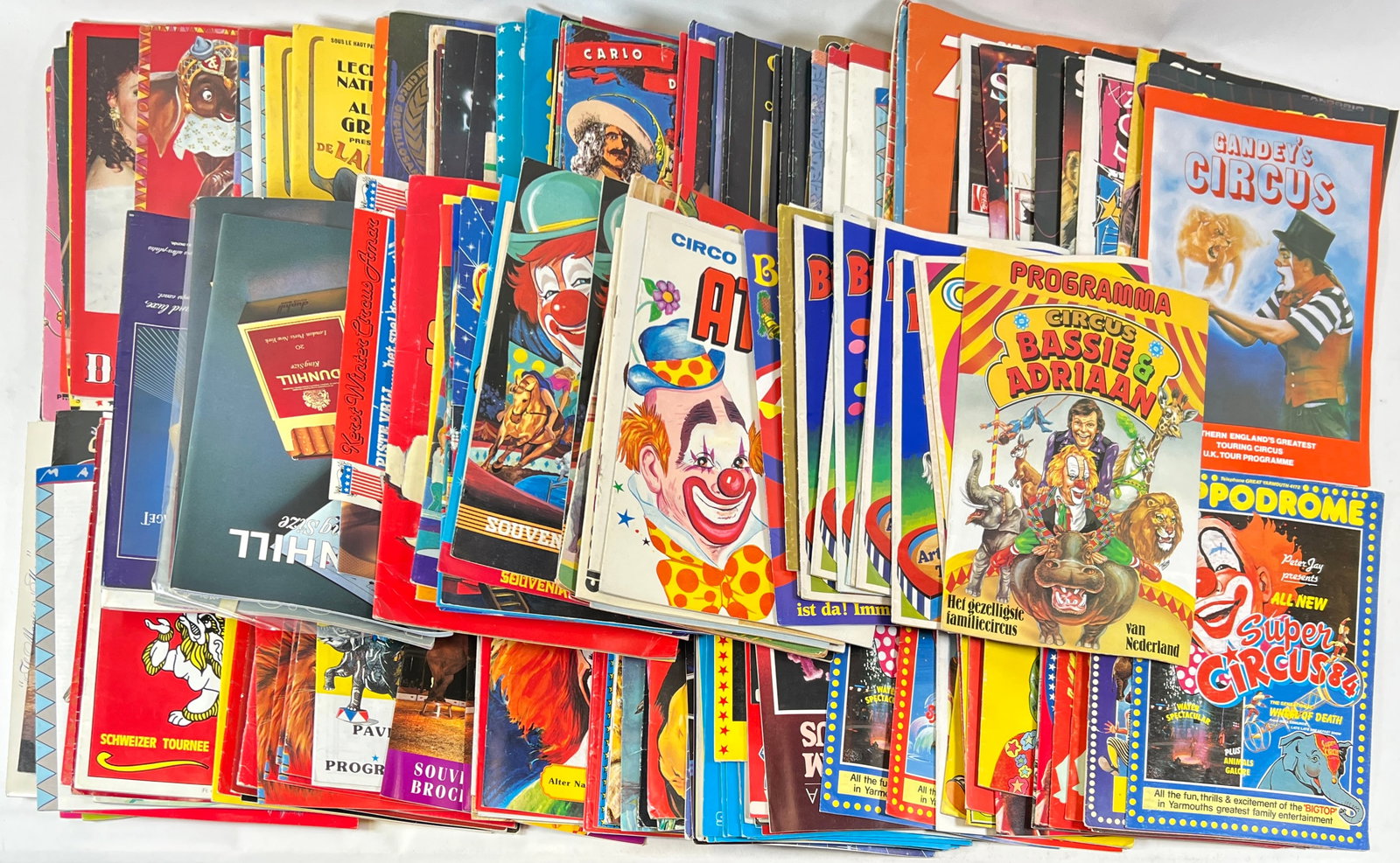 LARGE COLLECTION OF INTERNATIONAL CIRCUS PROGRAMS (1 of 1)