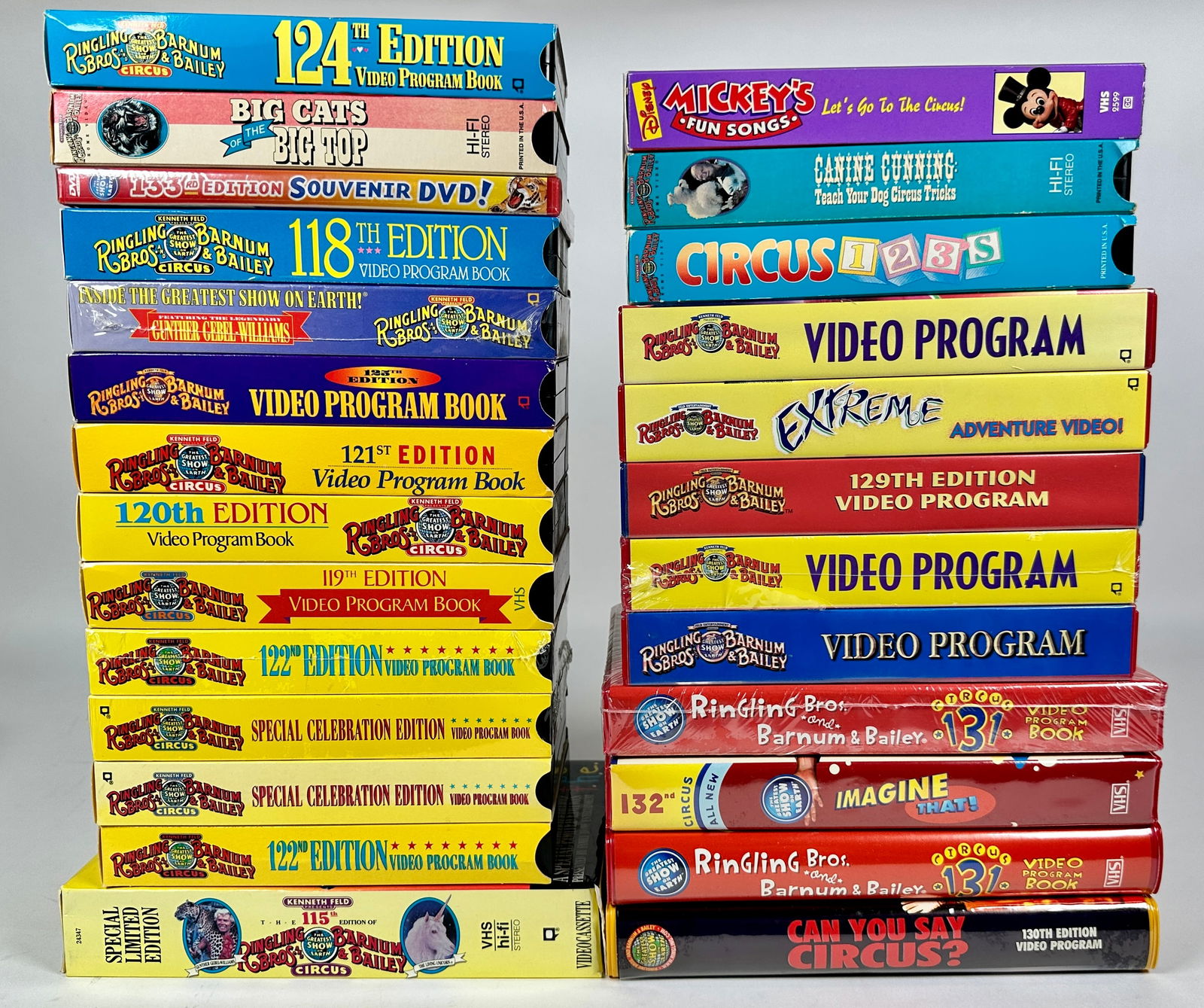 RINGLING BARNUM CIRCUS VHS COLLECTION (1 of 5)