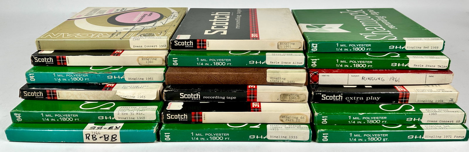 RINGLING BARNUM CIRCUS ON REEL-TO-REEL RECORDING (1 of 4)