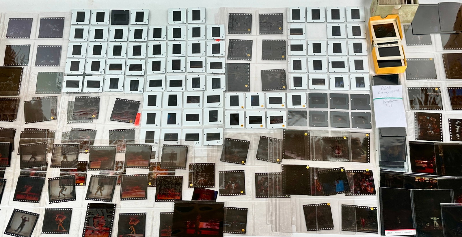 COLLECTION OF CIRCUS SLIDES AND NEGATIVES (1 of 5)