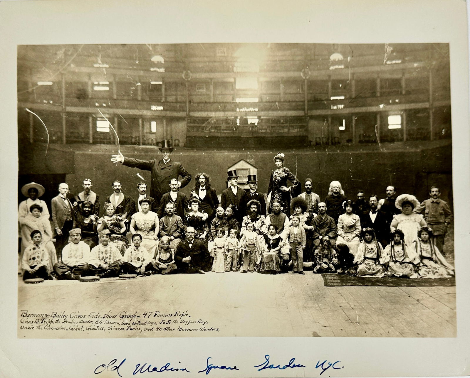 1903 BARNUM & BAILEY CIRCUS SIDESHOW PHOTGRAPH (1 of 1)