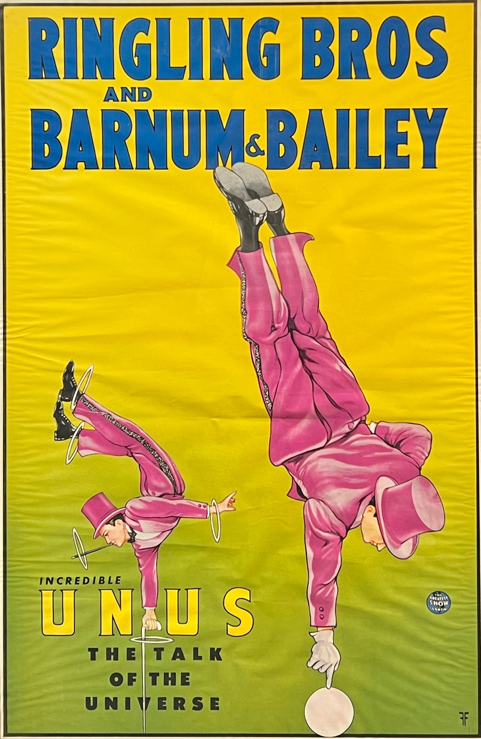 RINGLING BROS. BARNUM BAILEY CIRCUS POSTER (1 of 1)