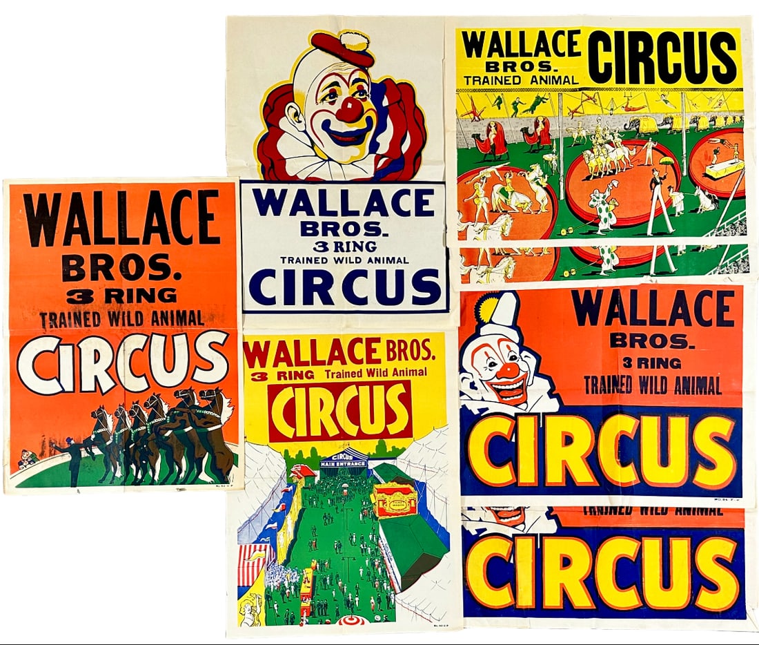 WALLACE BROS. CIRCUS POSTERS (1 of 1)