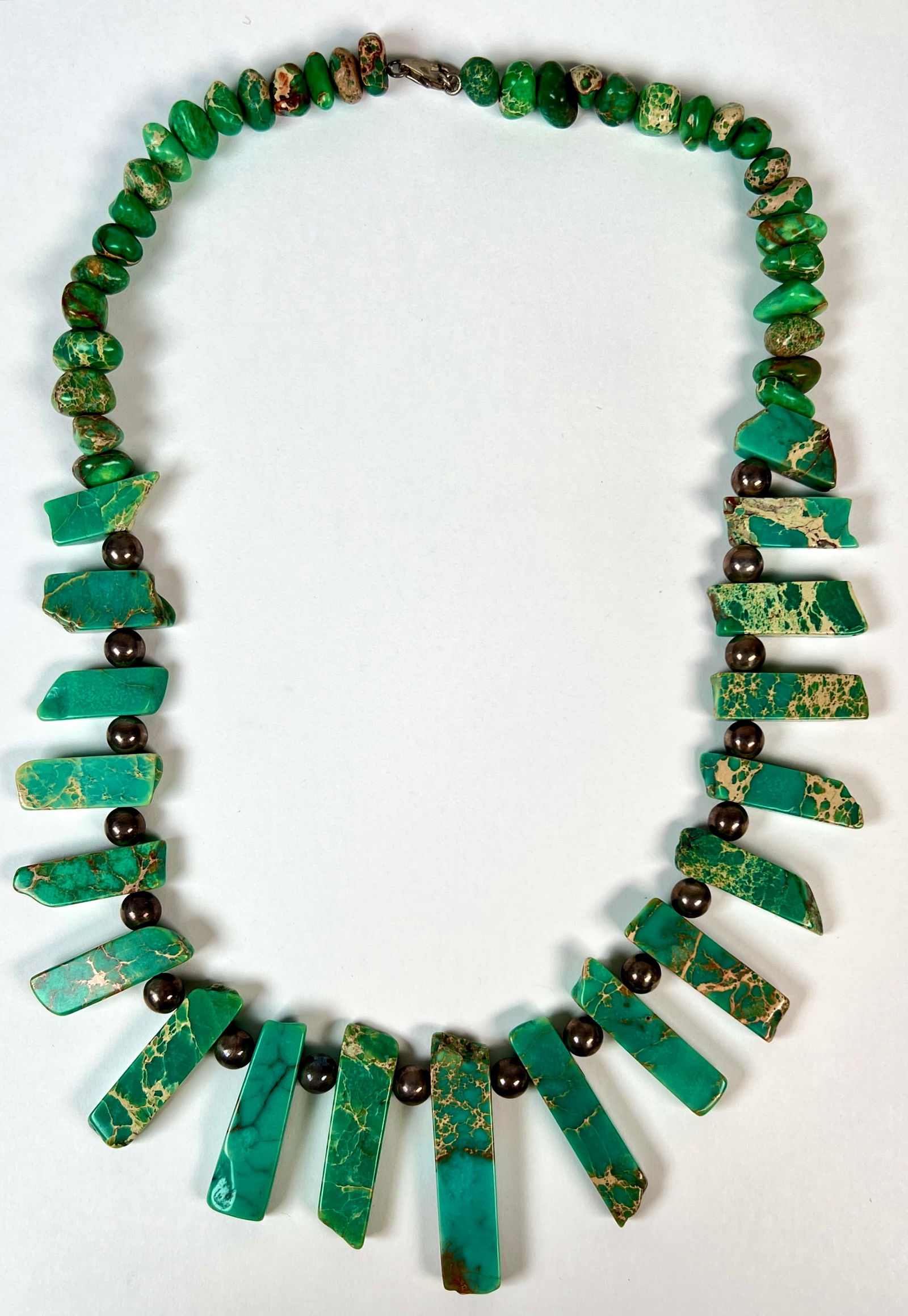 TURQUOISE STICK BALL NECKLACE (1 of 1)
