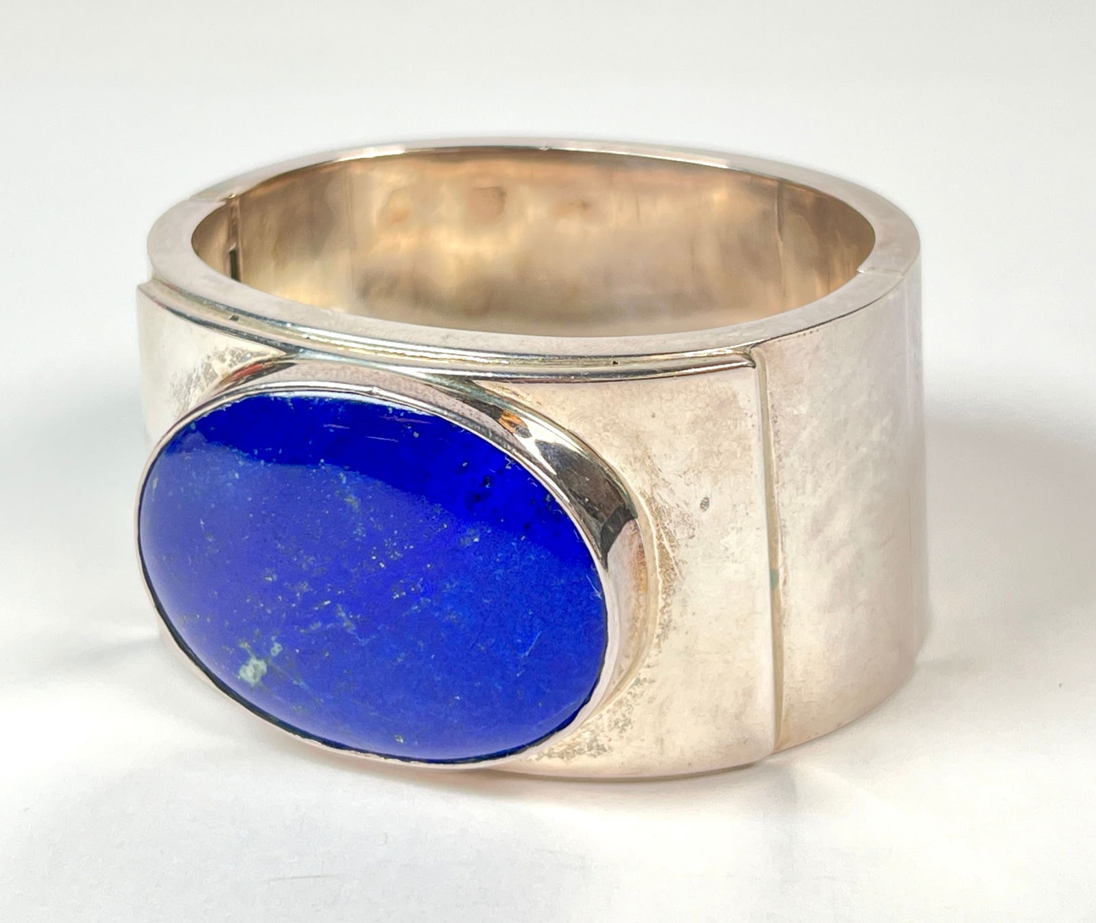 HEAVY STERLING SILVER BRACELET (1 of 2)