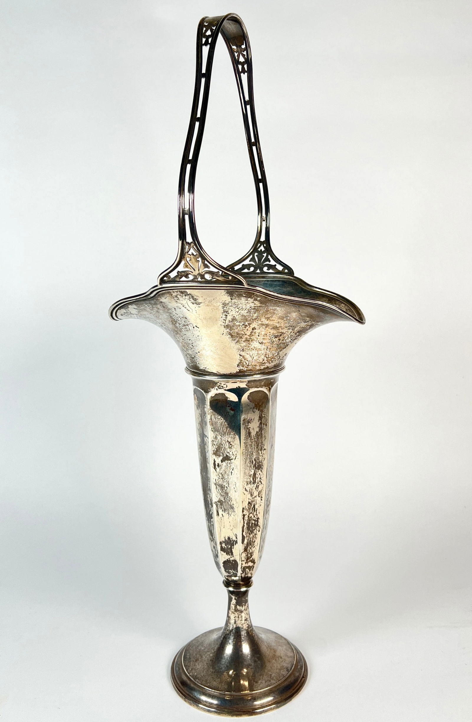 LARGE STERLING SILVER VASE (1 of 1)