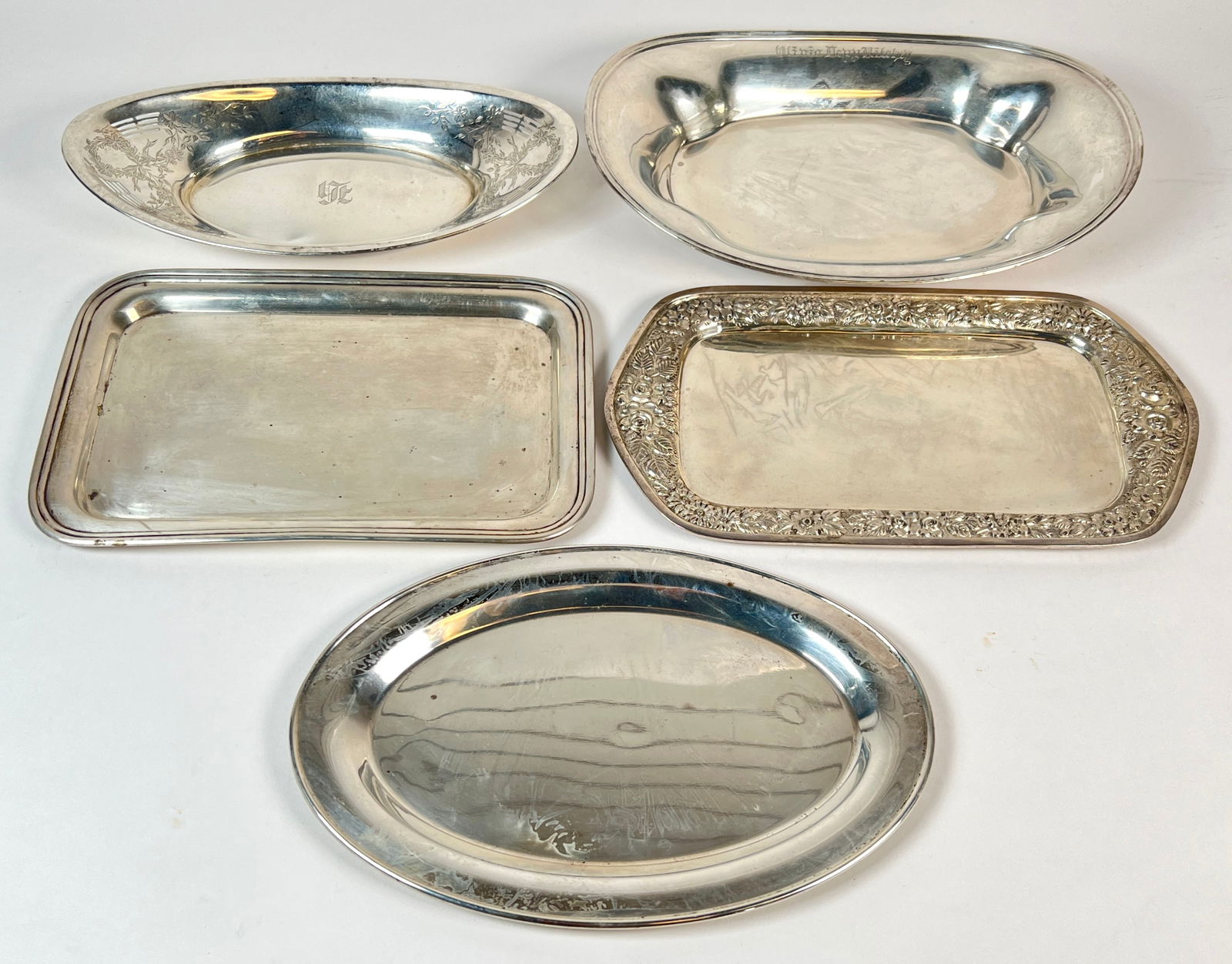 STERLING SILVER SERVING PLATTERS (1 of 1)