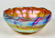 L.C. TIFFANY FAVRILE ART GLASS BOWL