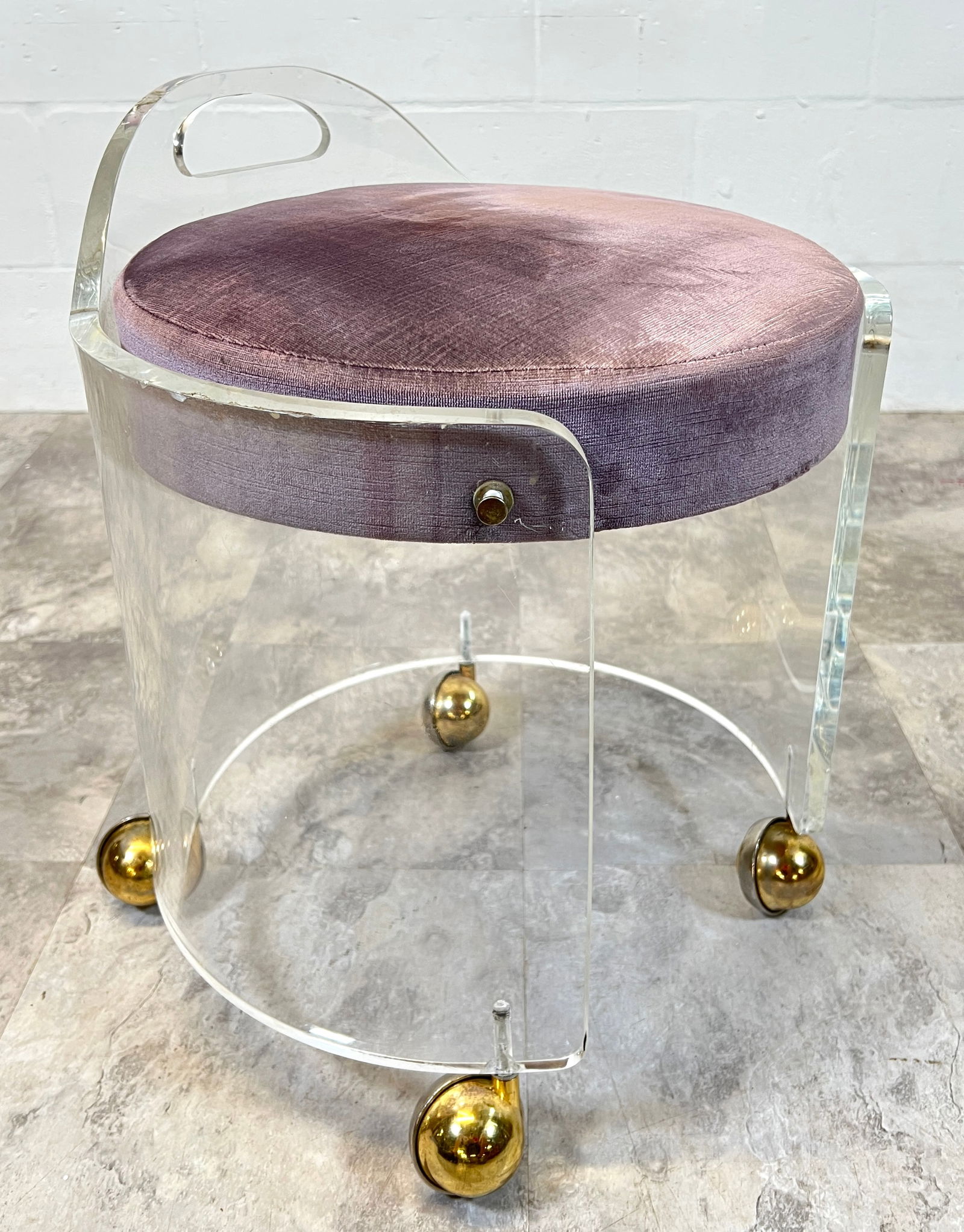 HILL MFG. ACRYLIC STOOL (1 of 1)