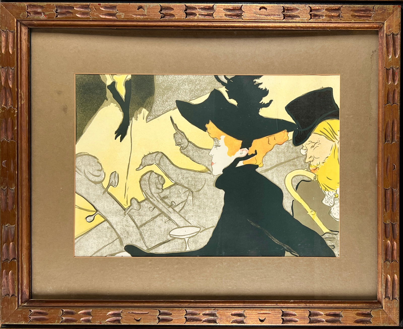 HENRI DE TOULOUSE LAUTREC LITHOGRAPH (1 of 1)
