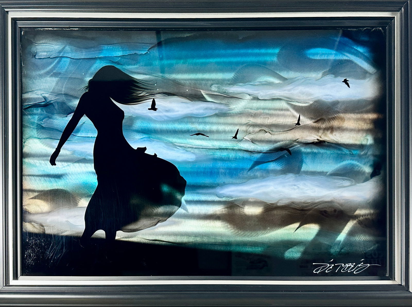 CHRIS DERUBEIS MIXED MEDIA ARTWORK (1 of 2)