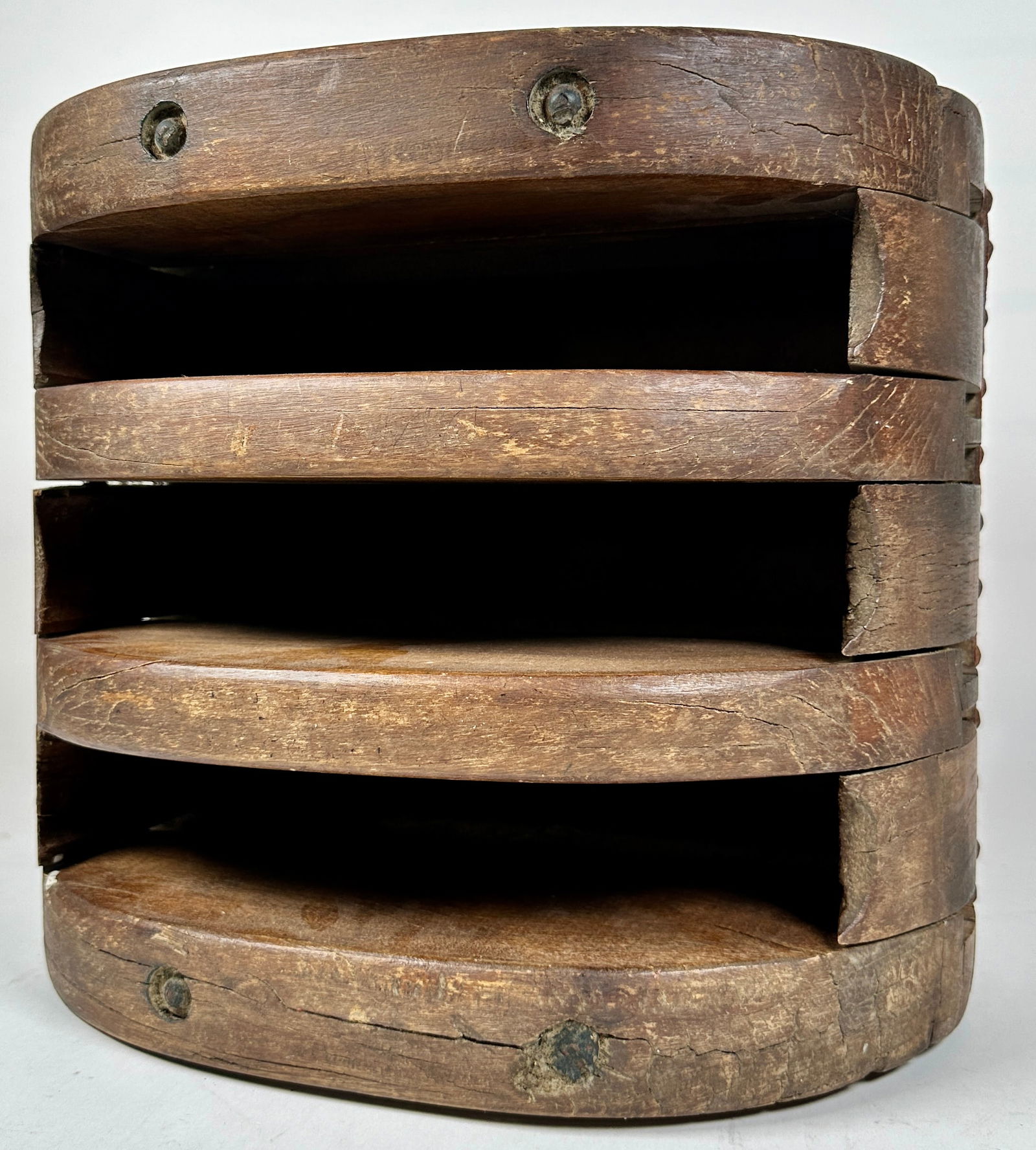 NAUTICAL BLOCK PULLEY STAND (1 of 3)