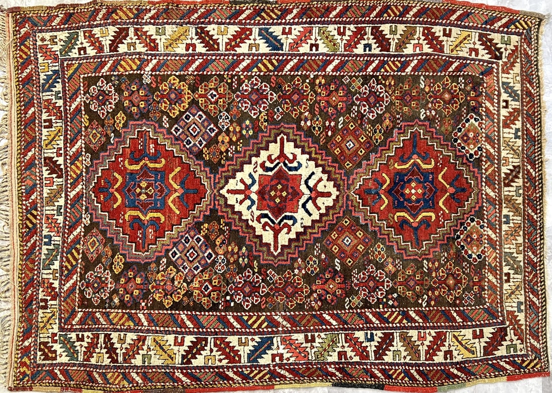 PERSIAN GEOMETRIC SCATTER CARPET (1 of 2)