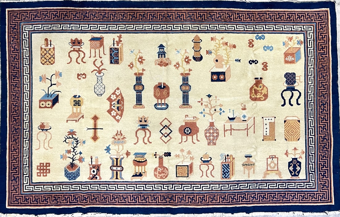 CHINESE NICHOLS STYLE AREA CARPET (1 of 2)