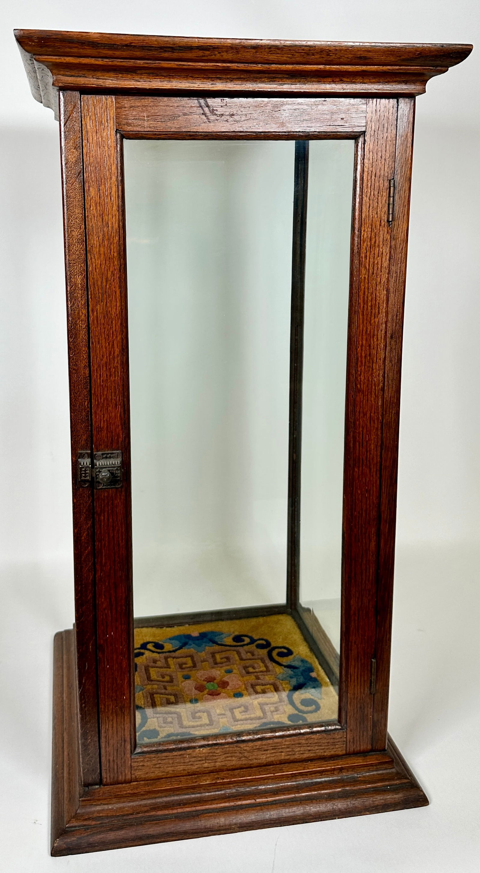 ANTIQUE DISPLAY CABINET (1 of 3)