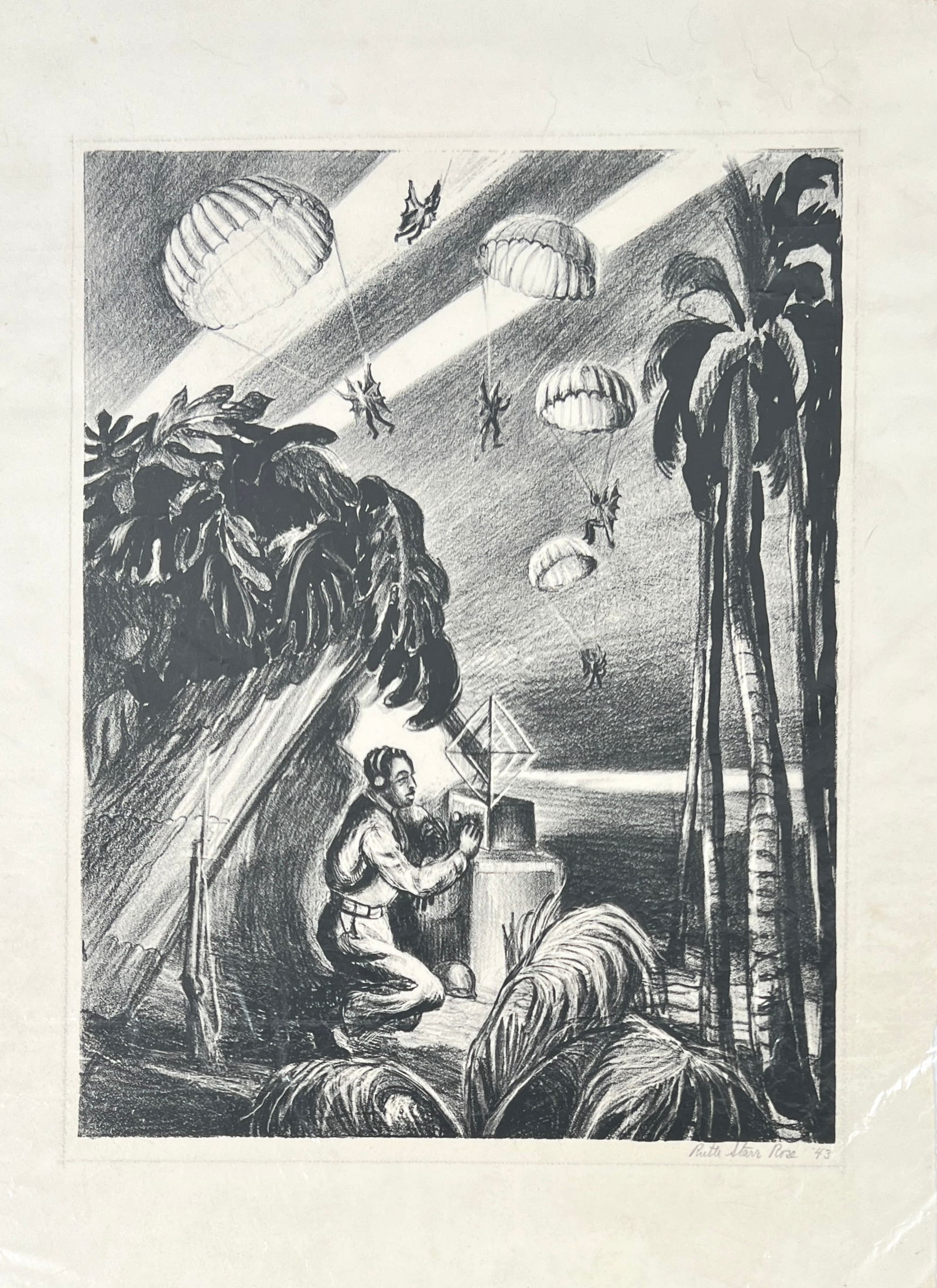 RUTH STARR ROSE LITHOGRAPH (1 of 1)