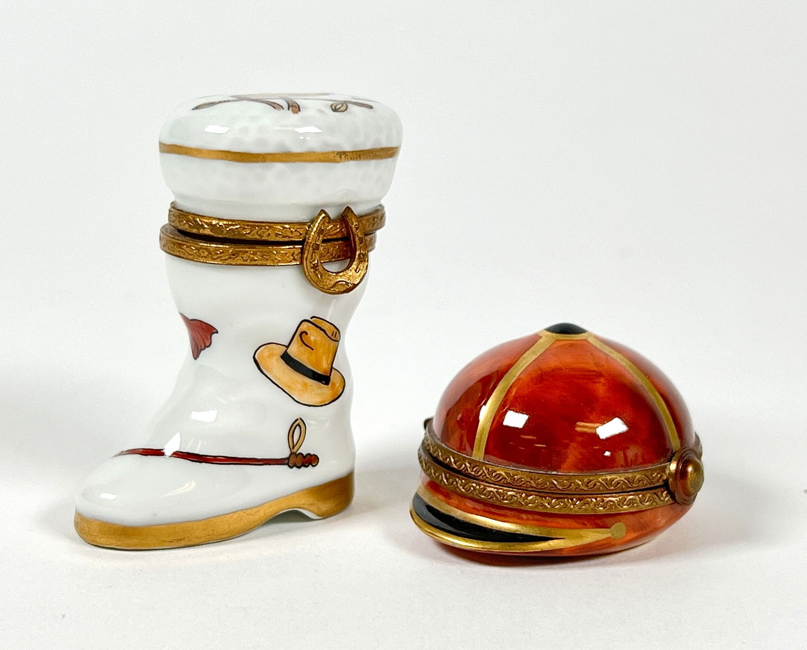 PEINT MAIN LIMOGE TRINKET BOXES FRANCE (1 of 2)
