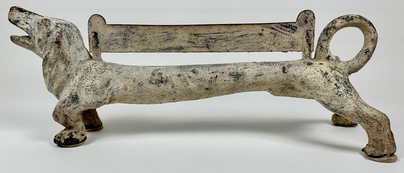 LARGE CAST IRON DACHSHUND BOOT SCRAPER (1 of 1)