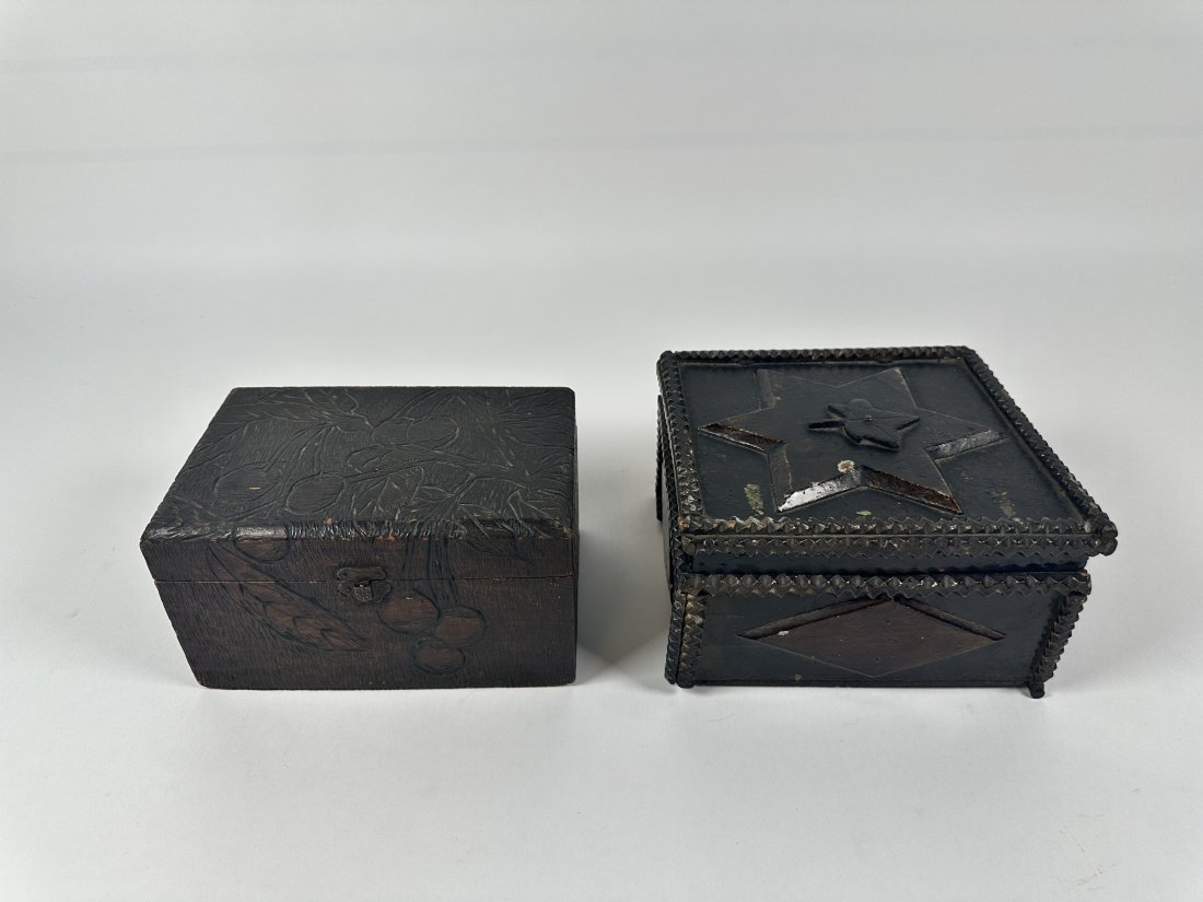 TRAMP ART BOXES (1 of 3)