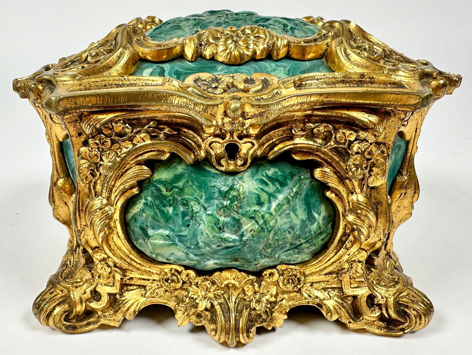 GILT BRONZE DORE JEWELRY BOX (1 of 2)