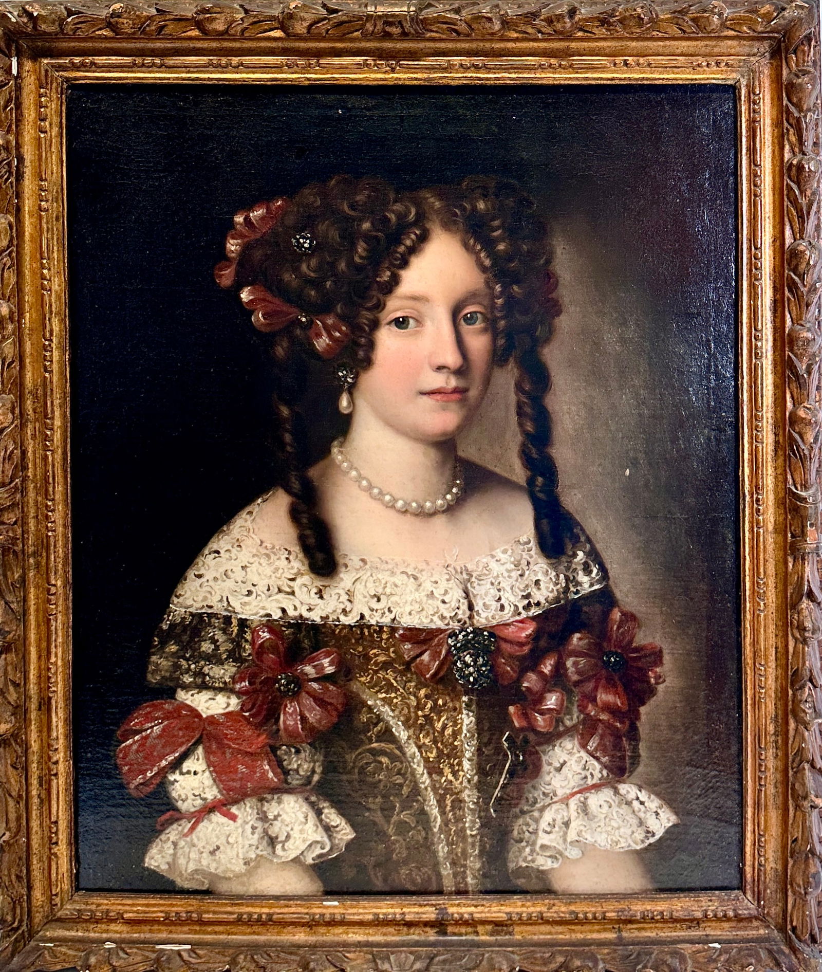 FRENCH SCHOOL PORTRAIT PAINTING (1 of 15)