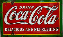 1932 COCA-COLA DSP SIGN