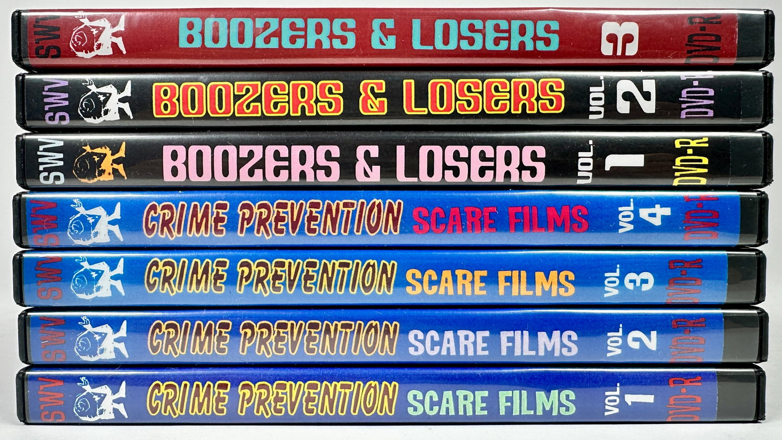 CRIME BOOZERS LOSER FILMS ON DVD: 7 VOLUMES