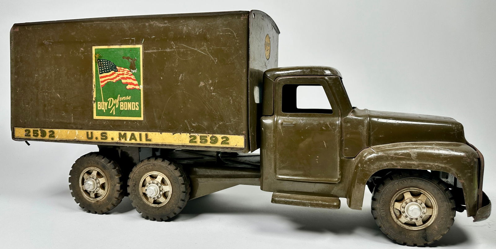 BUDDY-L U.S. MAIL 2592 TRUCK: PRESSED STEEL, 22"L