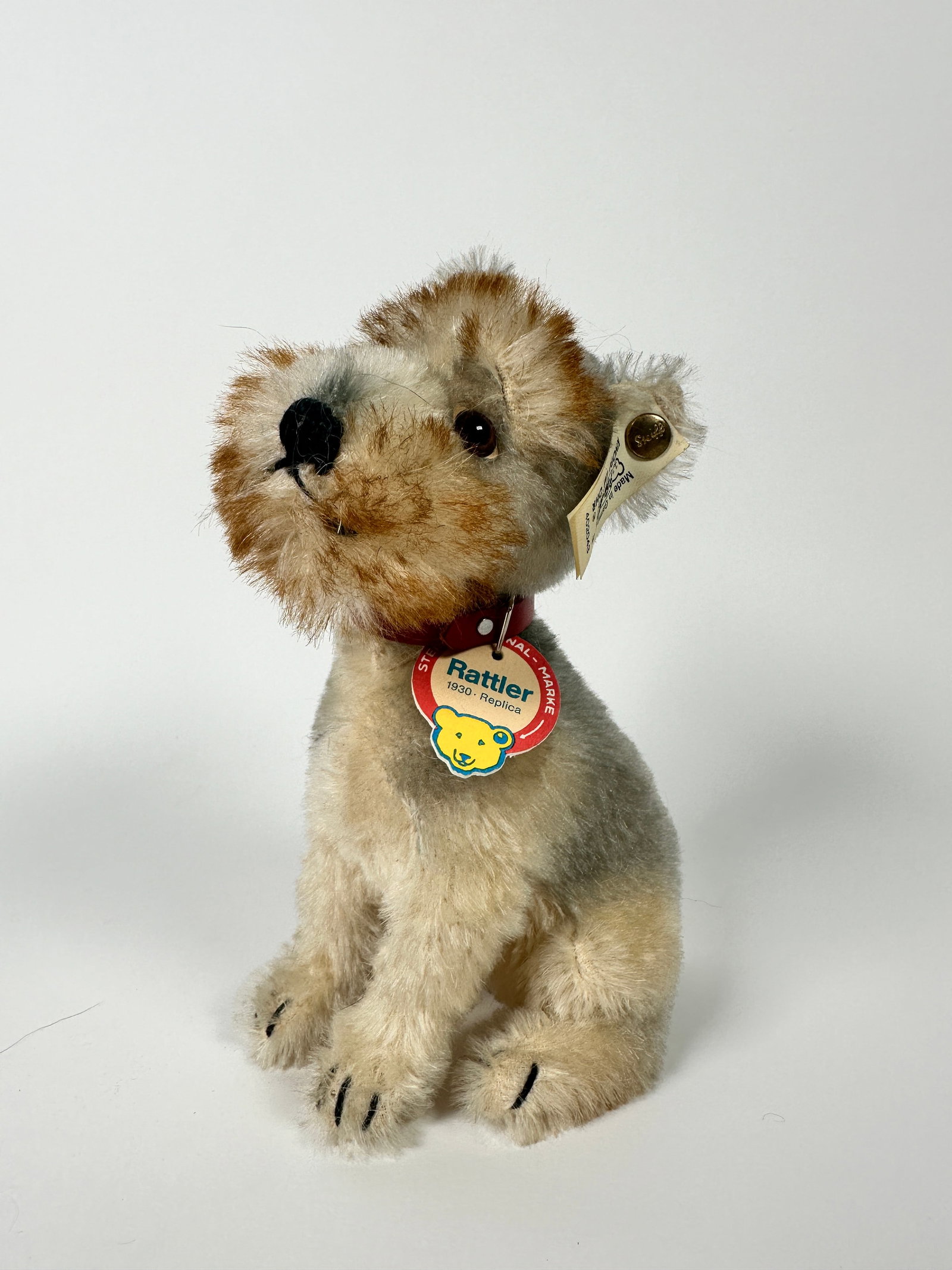 STEIFF - RATTLER: 1930 REPLICA, C.1992, MUSEUM COLLECTION. 6"G