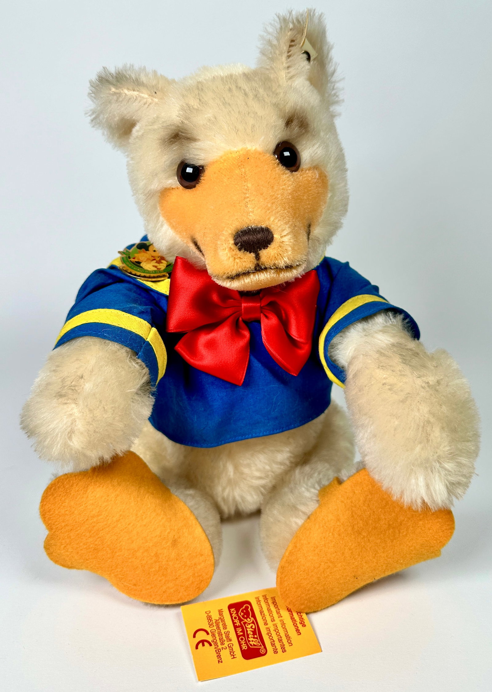 SPECTACULAIRE PELUCHE DE canard Donald Disney années 60 70 cm vintage