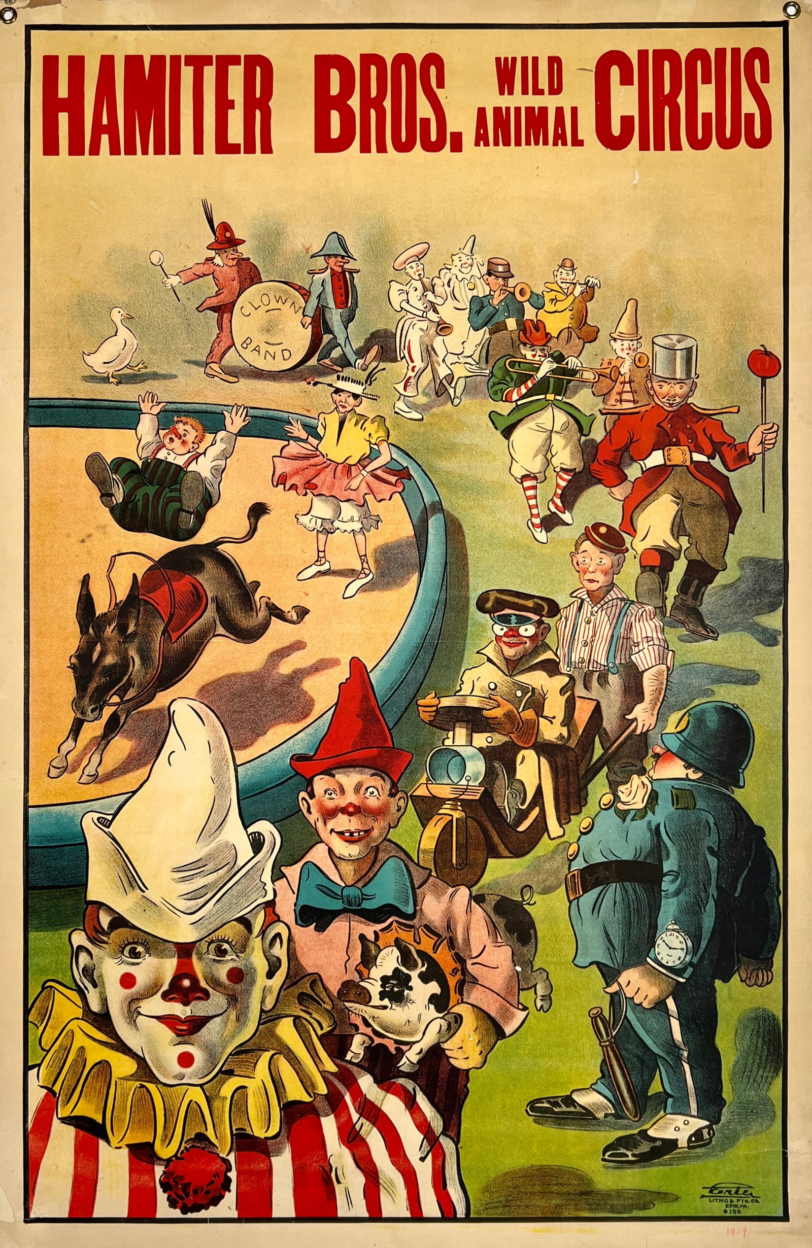 HAMITER BROS. CIRCUS POSTER (1 of 1)