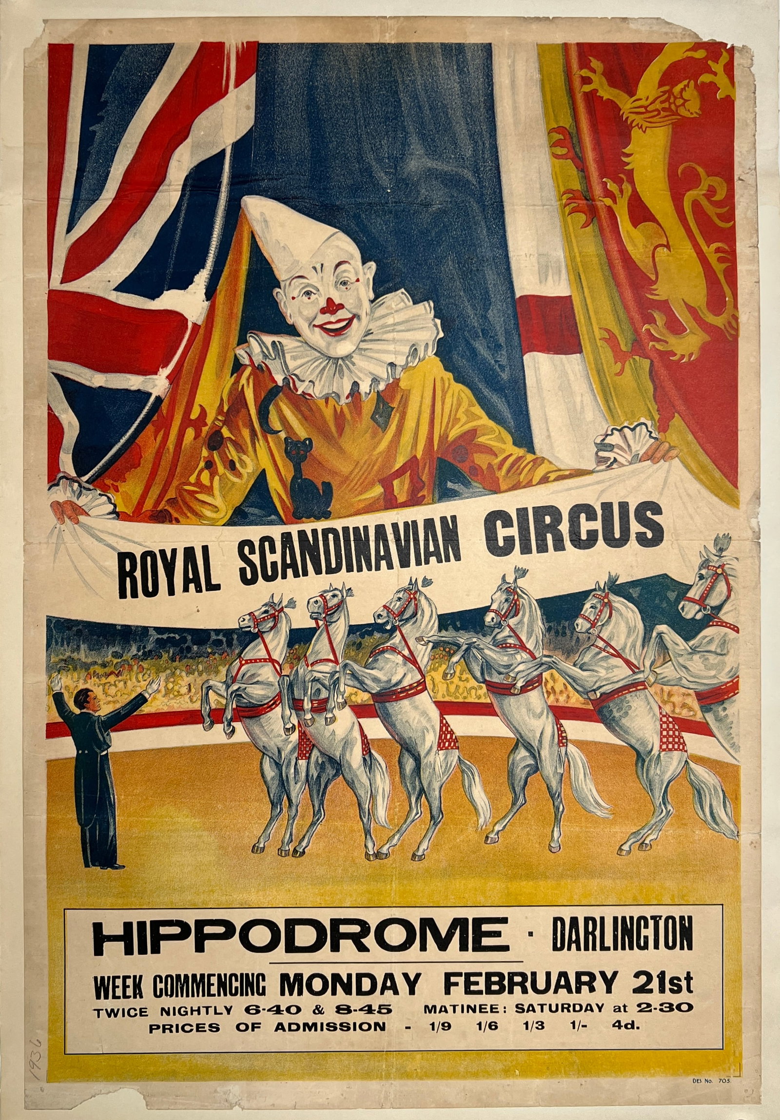 ROYAL SCANDINAVIAN CIRCUS POSTER (1 of 1)