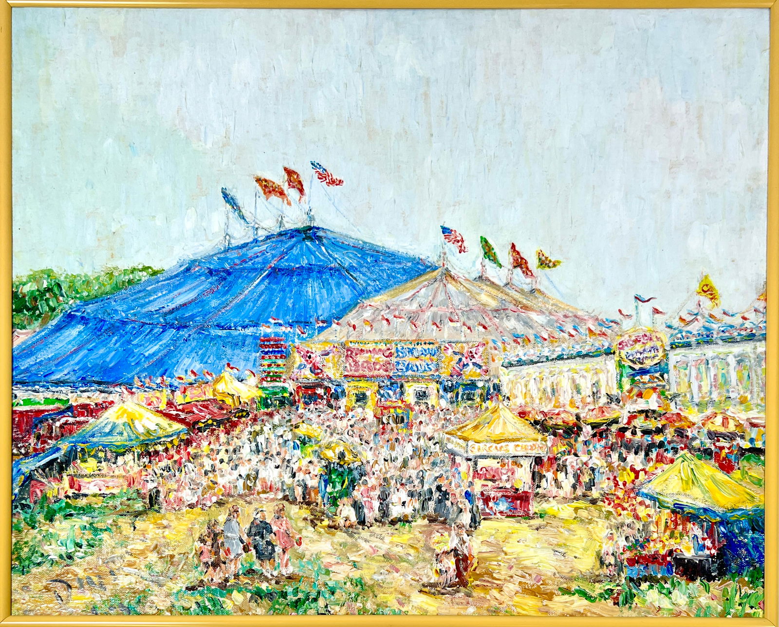 DYER REYNOLDS CIRCUS PAINTING (1 of 4)