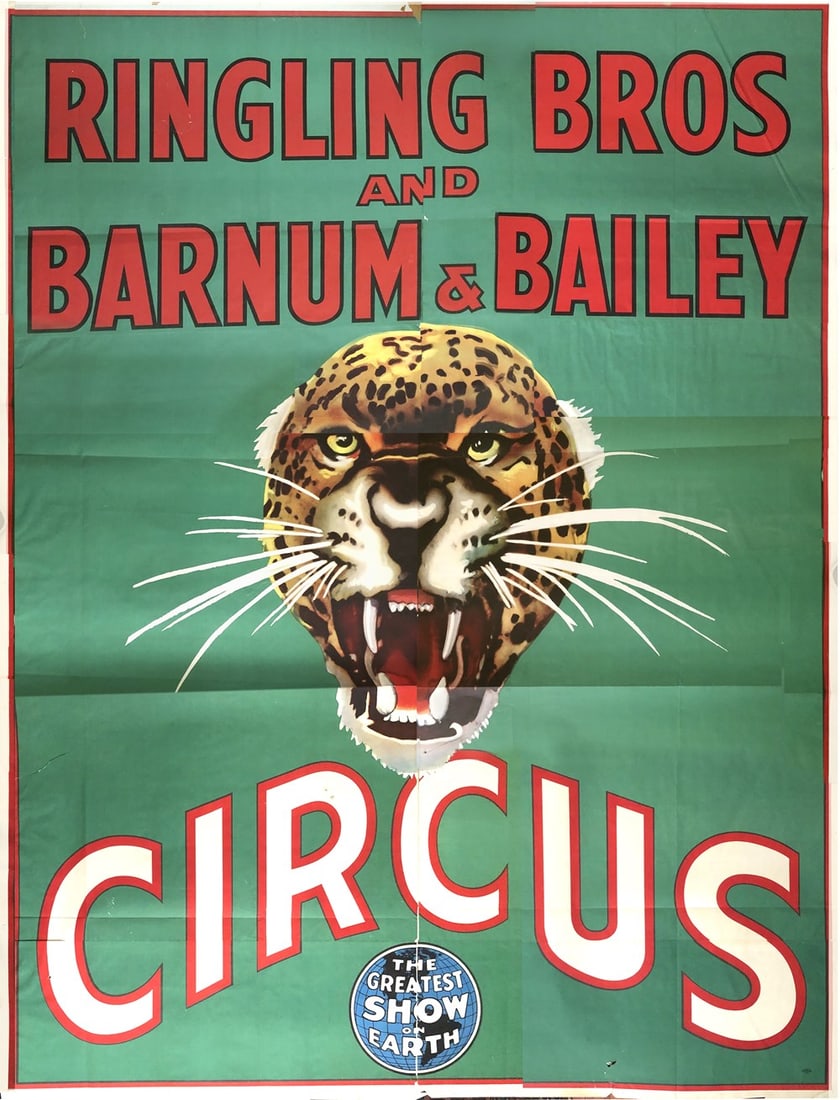 RINGLING BROS. BARNUM BAILEY CIRCUS BILLBOARD POSTER (1 of 1)