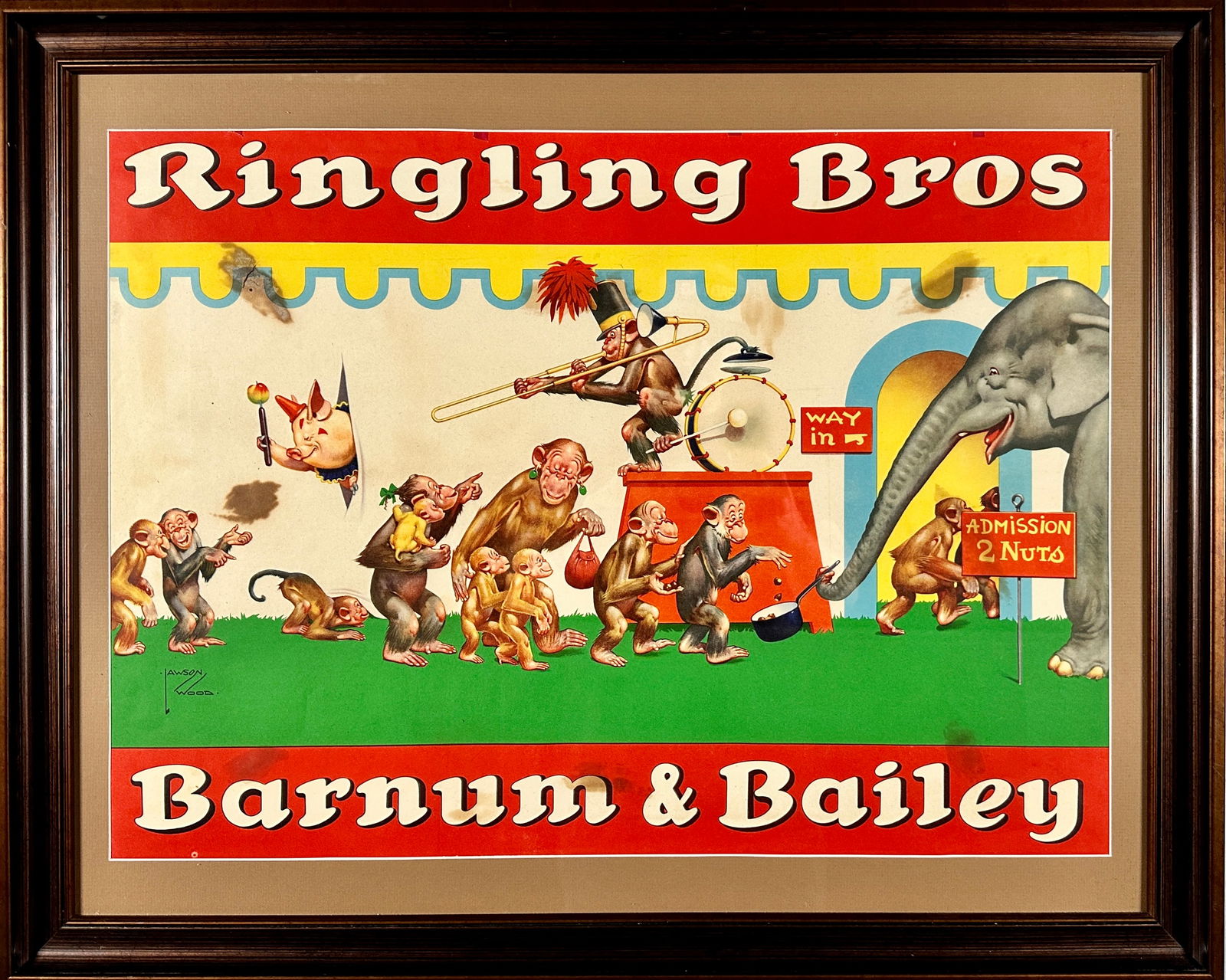 RINGLING BROS. BARNUM BAILEY CIRCUS POSTER (1 of 1)