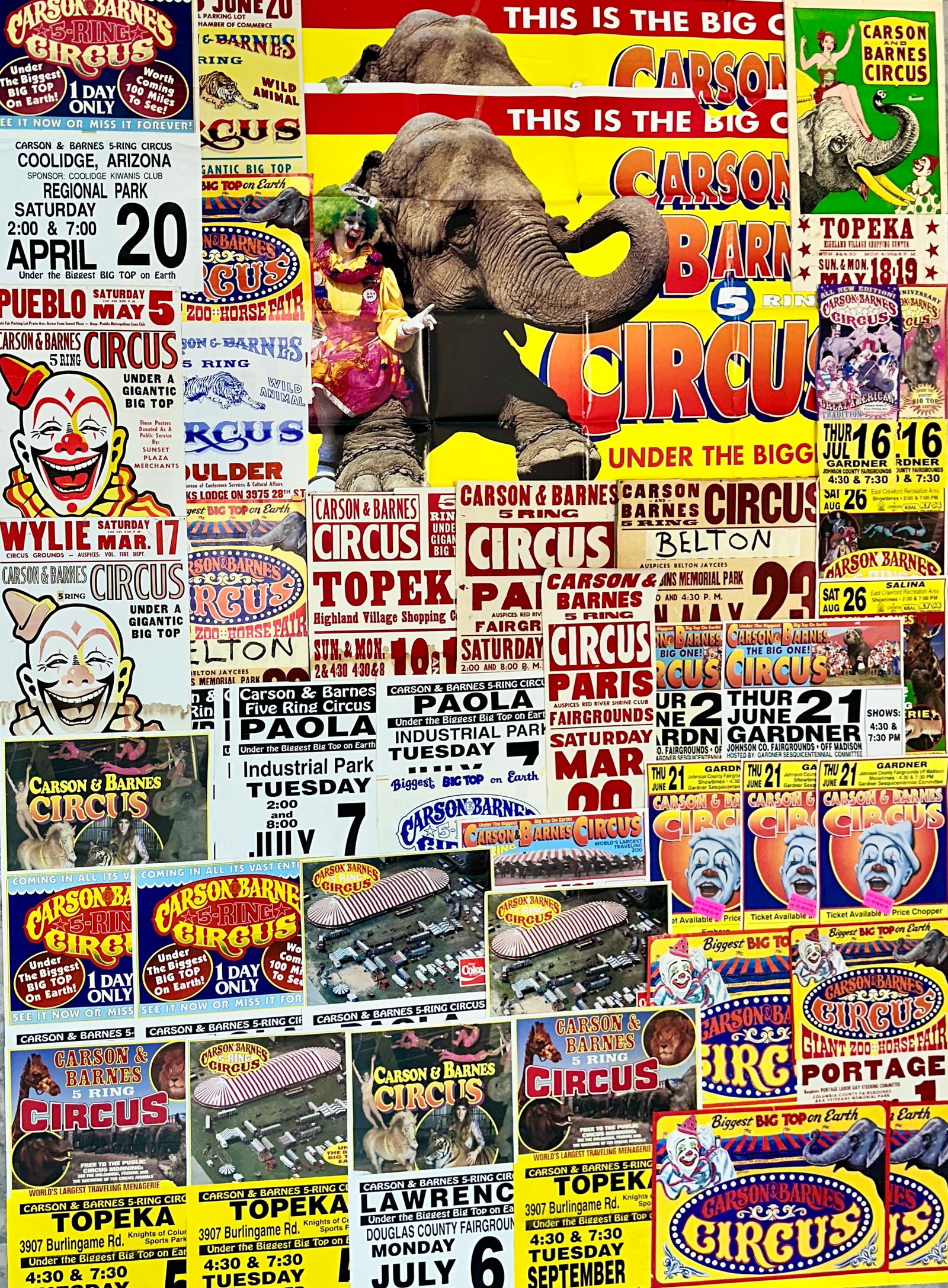CARSON & BARNES CIRCUS POSTERS (1 of 1)