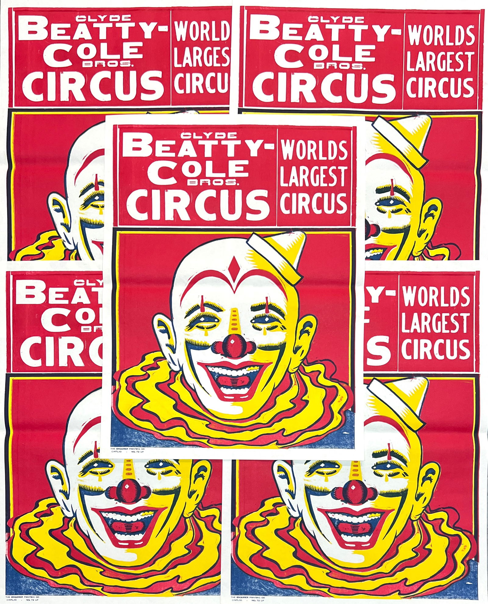 CLYDE BEATTY COLE BROS. CIRCUS POSTERS (1 of 1)