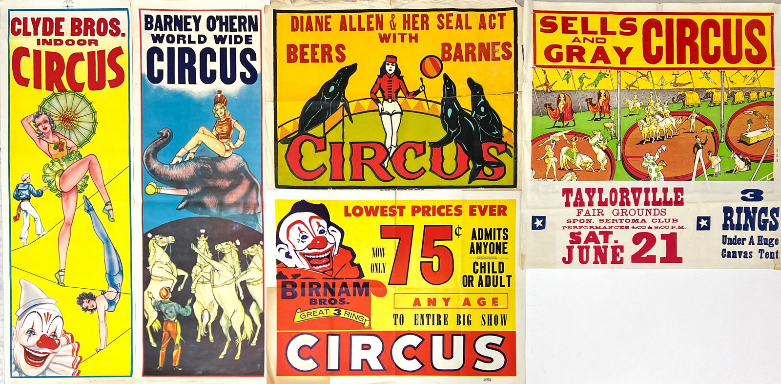 CIRCUS POSTER COLLECTION (1 of 1)