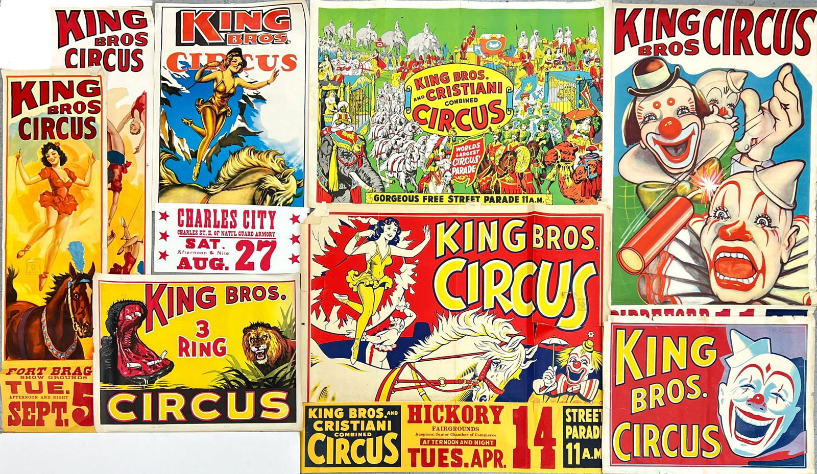 KING BROS. CIRCUS POSTER COLLECTION (1 of 1)