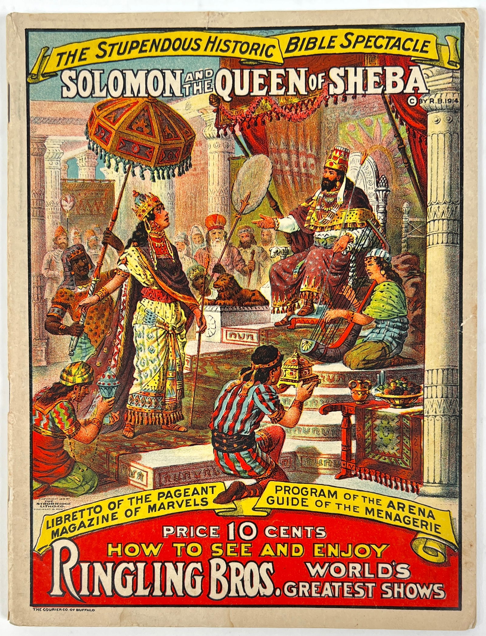 1914 RINGLING BROS. CIRCUS PROGRAM (1 of 2)