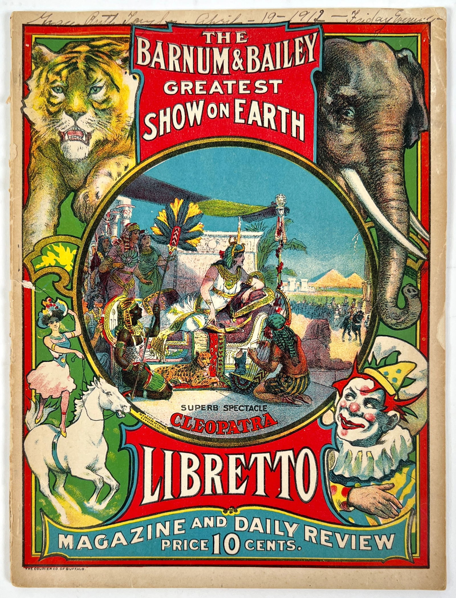 BARNUM & BAILEY CIRCUS PROGRAM (1 of 2)