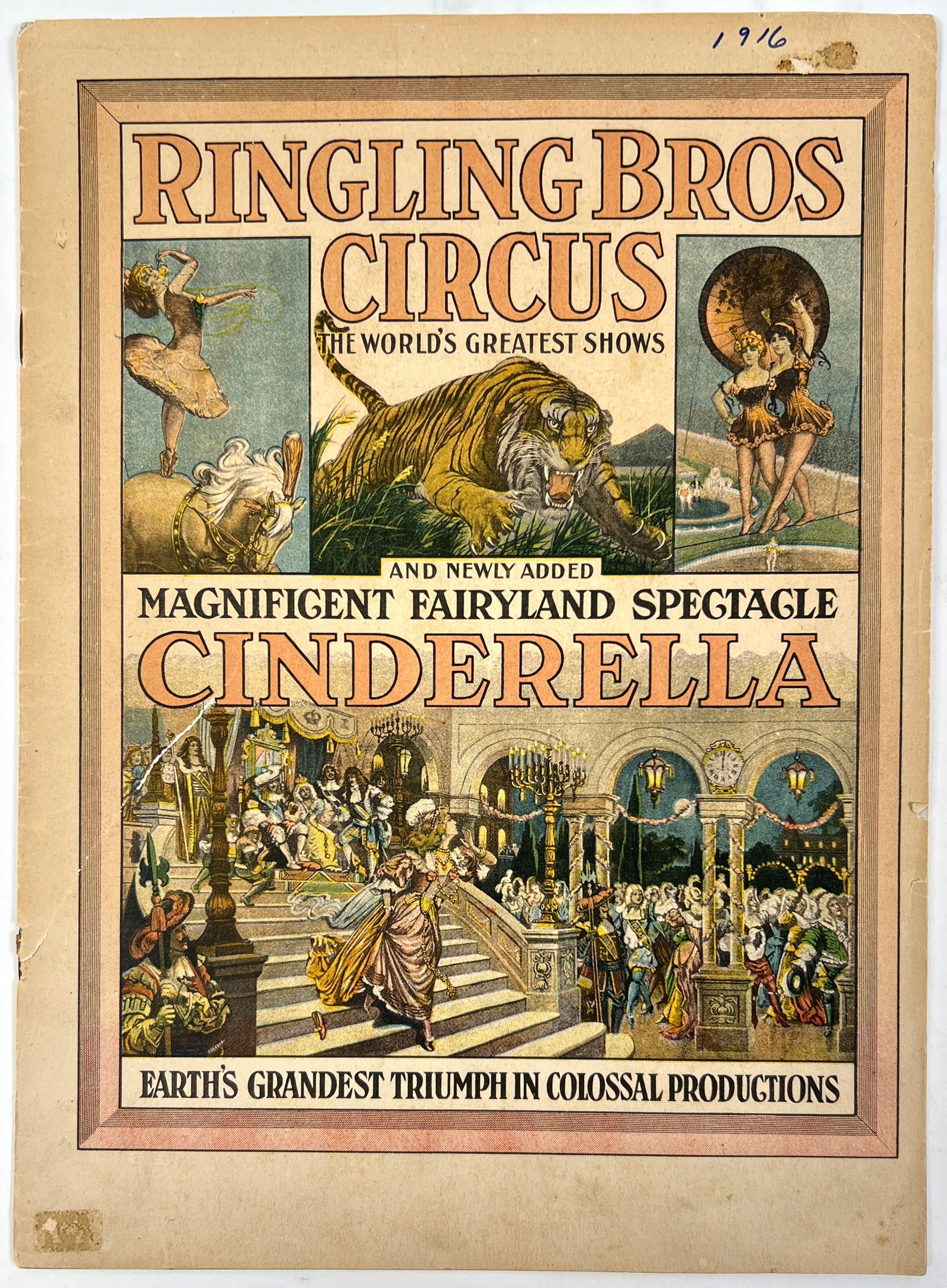 1916 RINGLING BROS. CIRCUS COURIER (1 of 2)