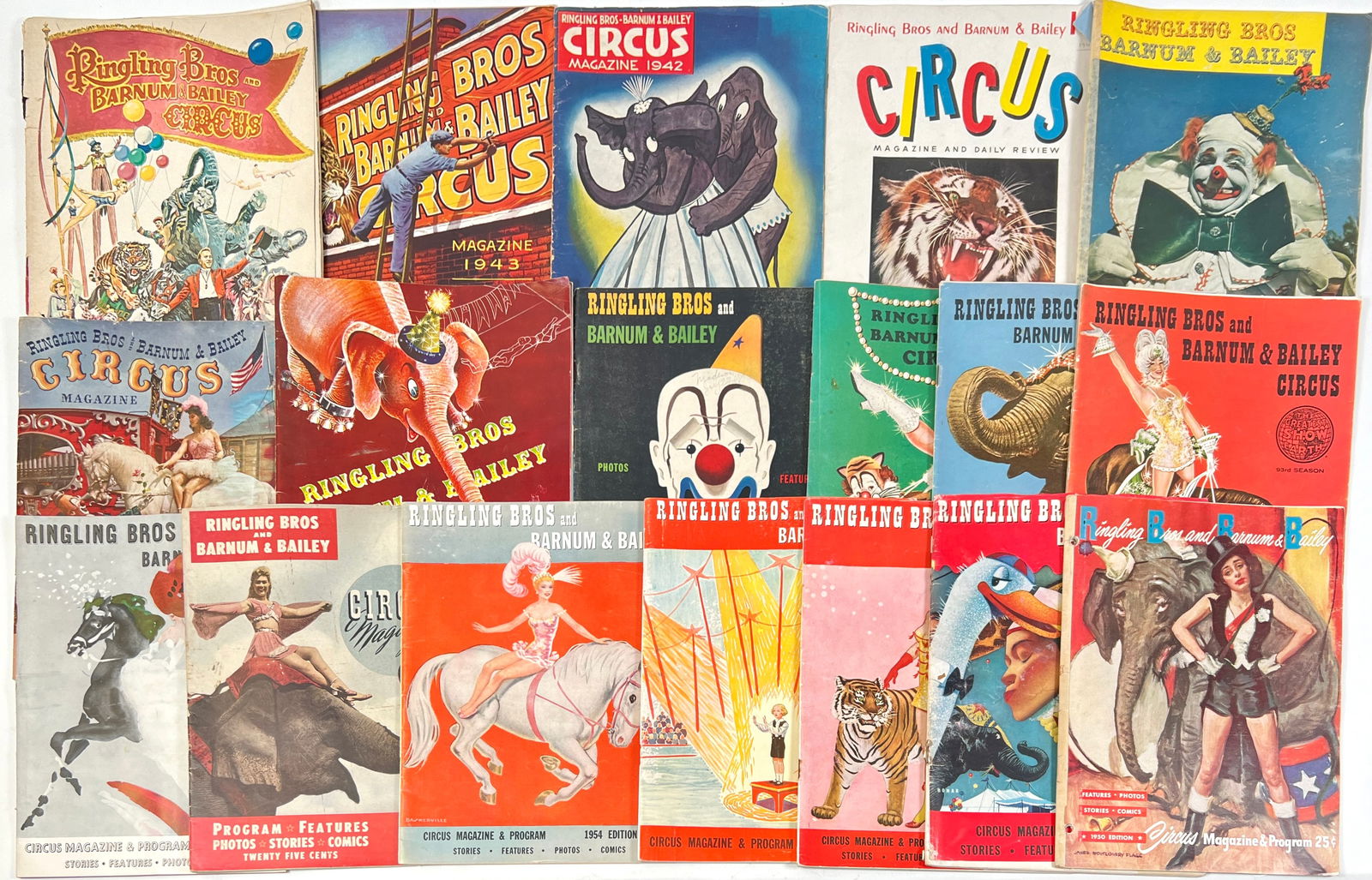 RINGLING BROS. BARNUM BAILEY CIRCUS PROGRAMS (1 of 1)
