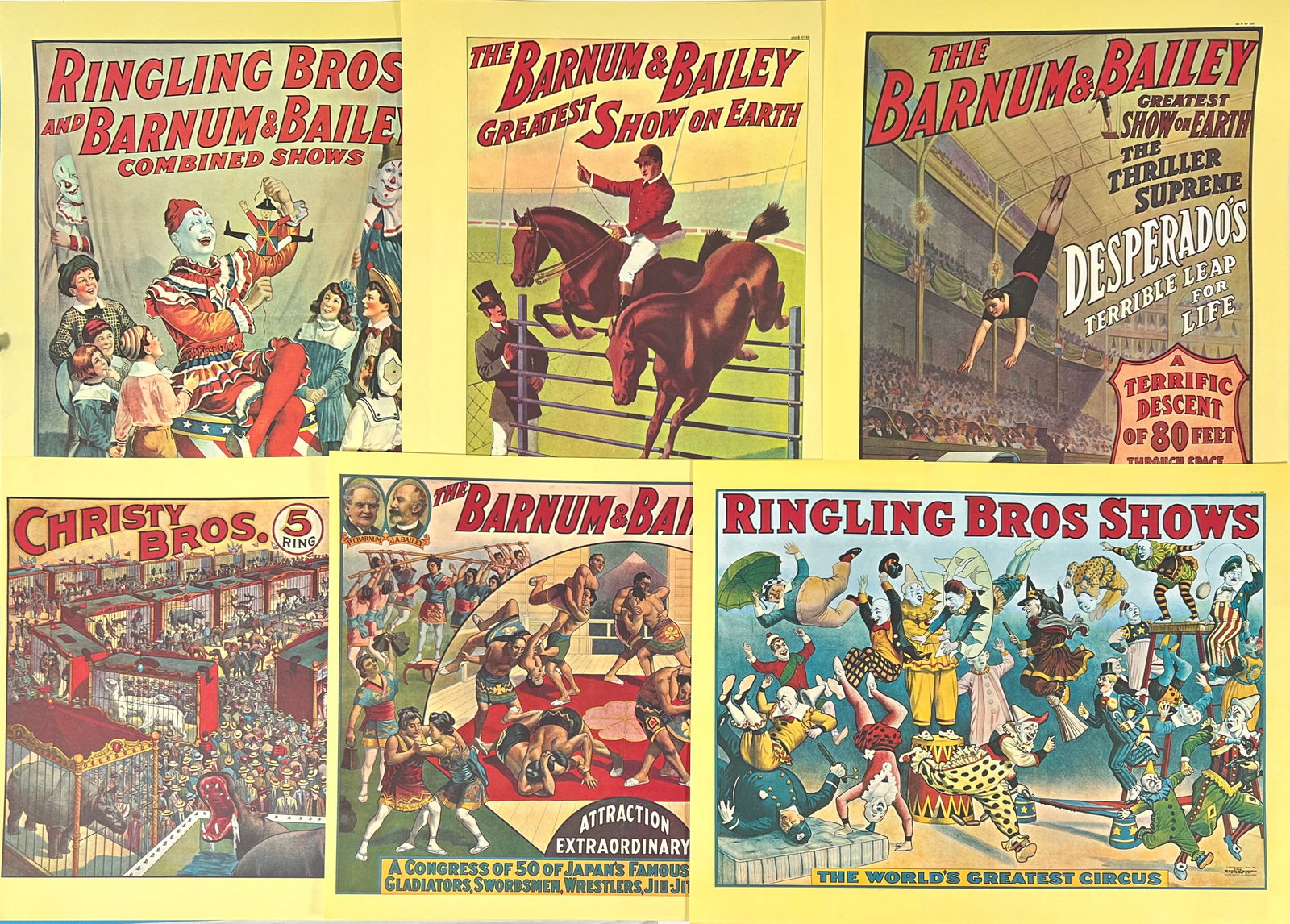OLD TIME CIRCUS POSTERS (1 of 2)