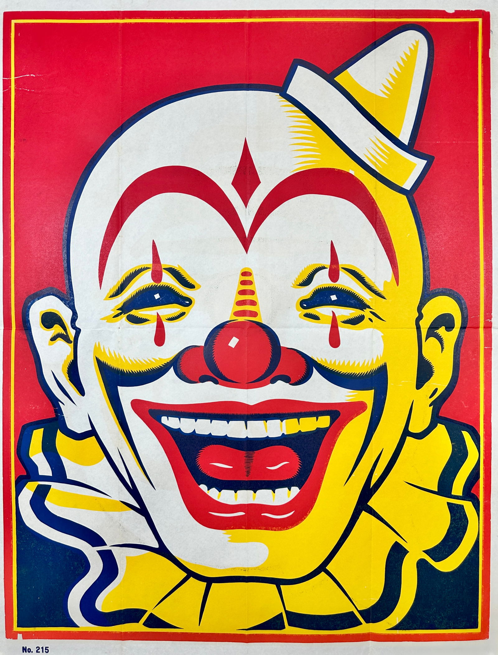 STOCK CIRCUS POSTER - CLOWN (1 of 1)