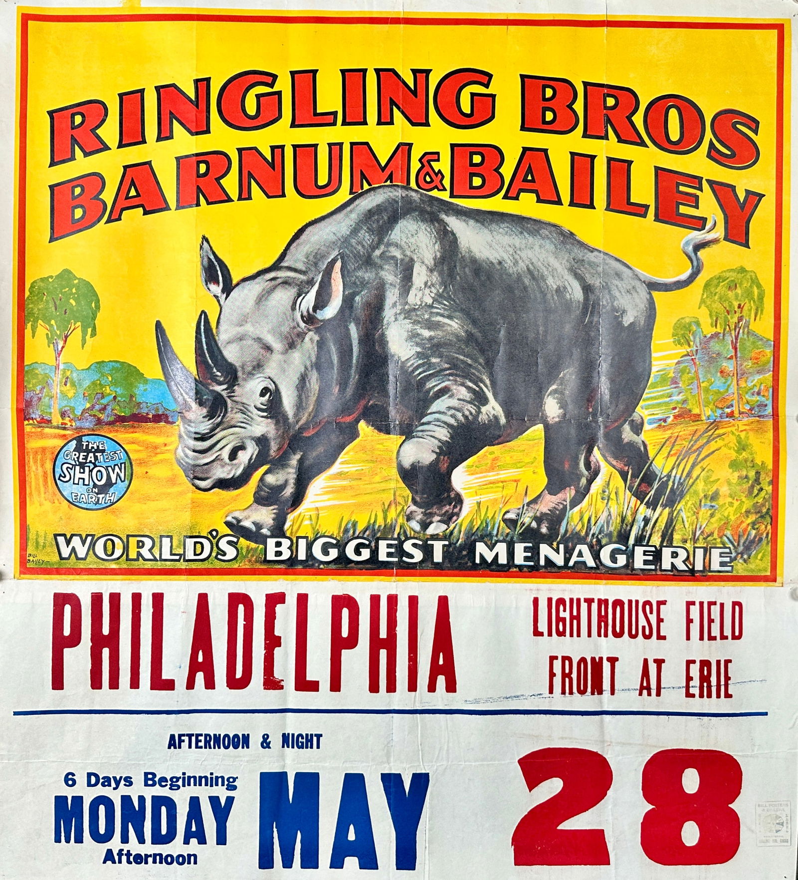 RINGLING BROS. BARNUM BAILEY CIRCUS POSTER (1 of 1)