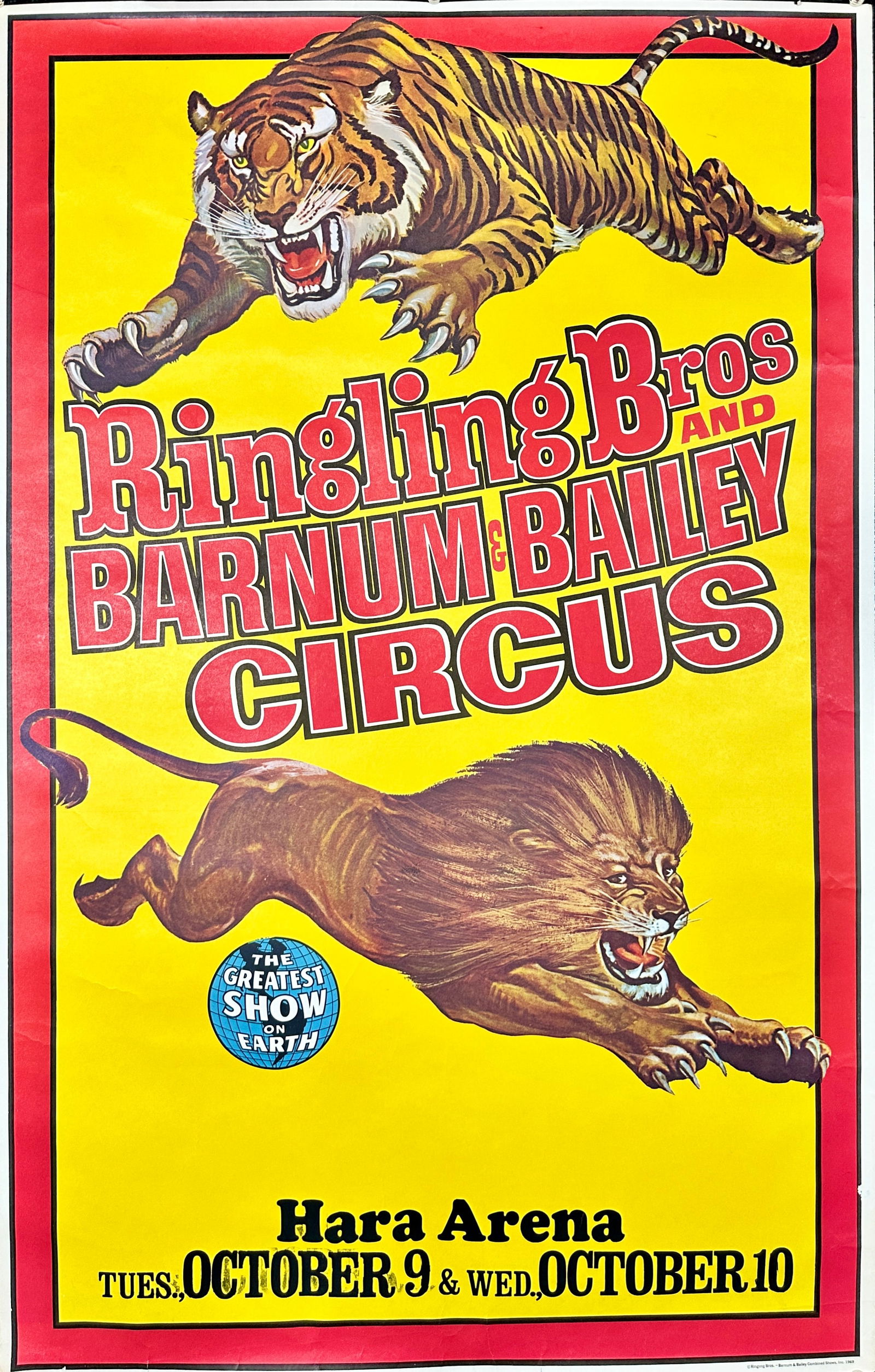 RINGLING BROS. BARNUM BAILEY CIRCUS POSTER (1 of 1)