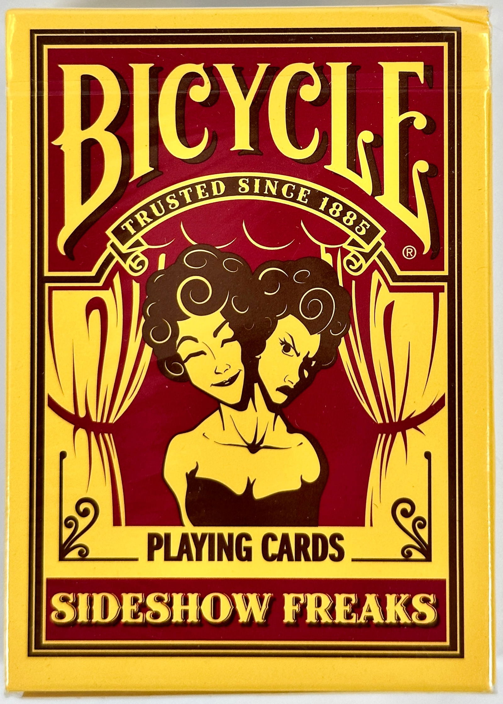 BICYCLE SIDESHOW FREAKS PLAYING CARDS (1 of 1)