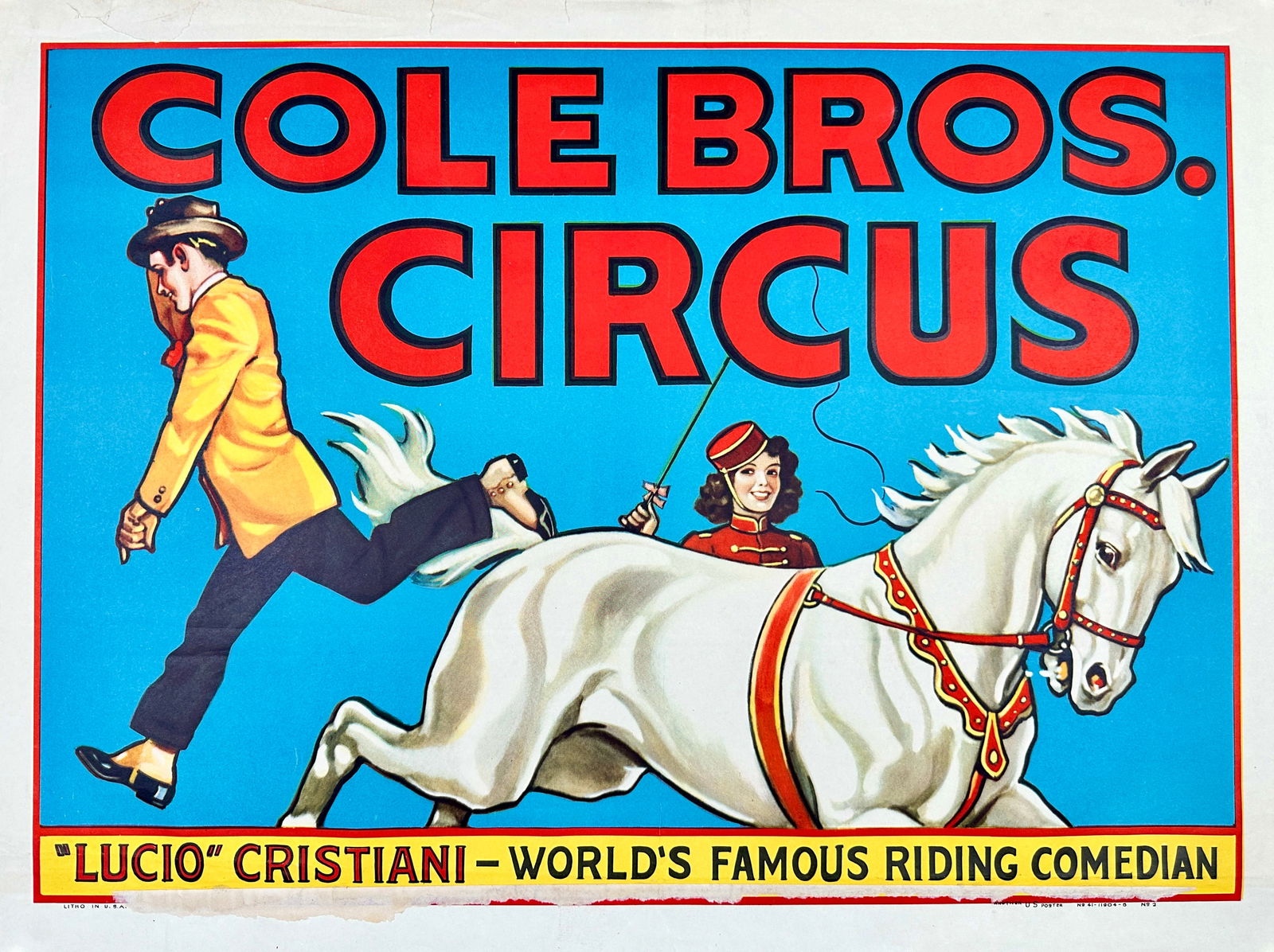 COLE BROS. CIRCUS POSTER (1 of 1)