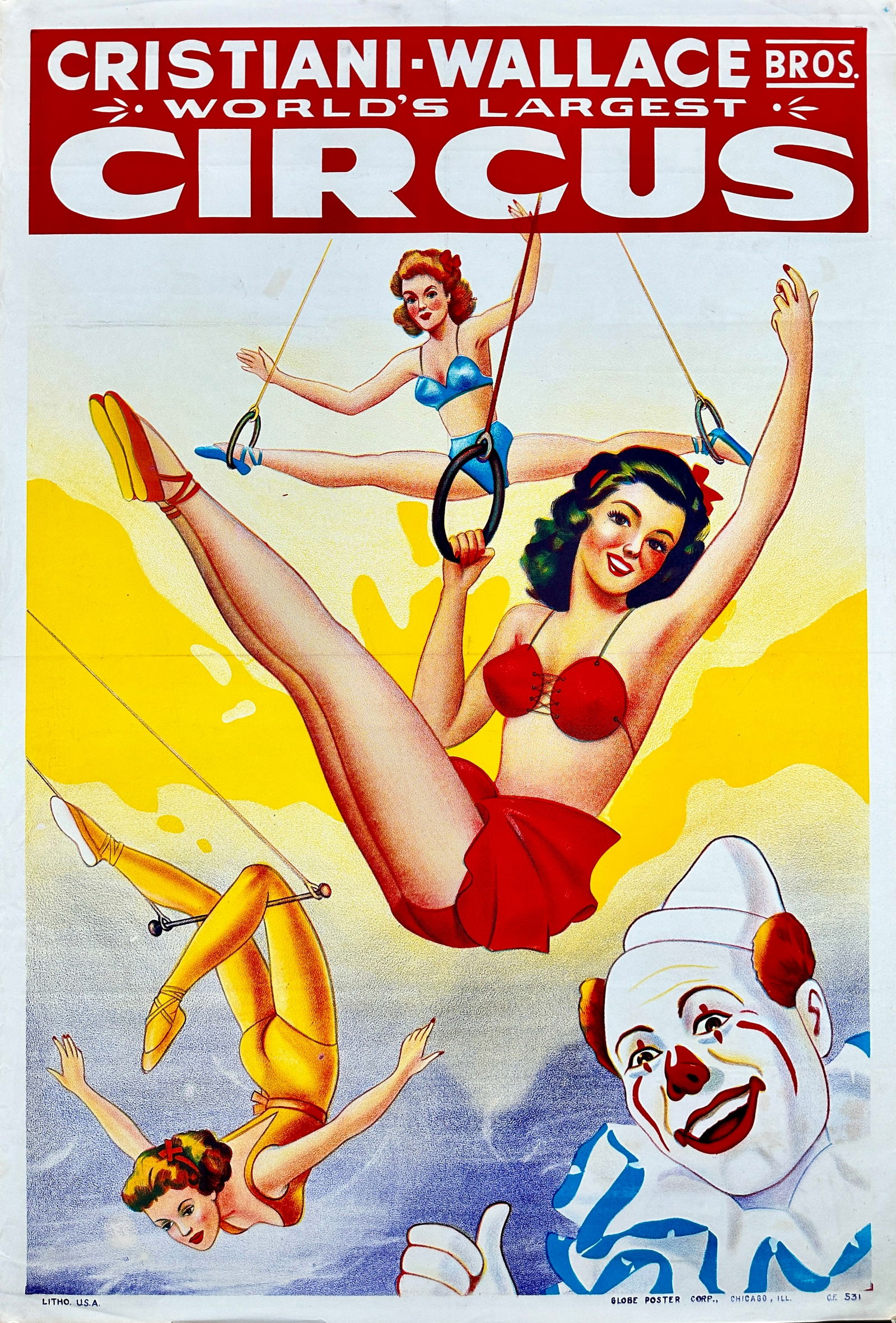 CRISTIANI-WALLACE BROS. CIRCUS POSTER (1 of 1)